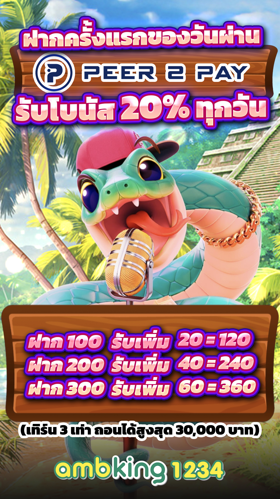 เวฟ100 - แบนเนอร์โปรโมชั่น